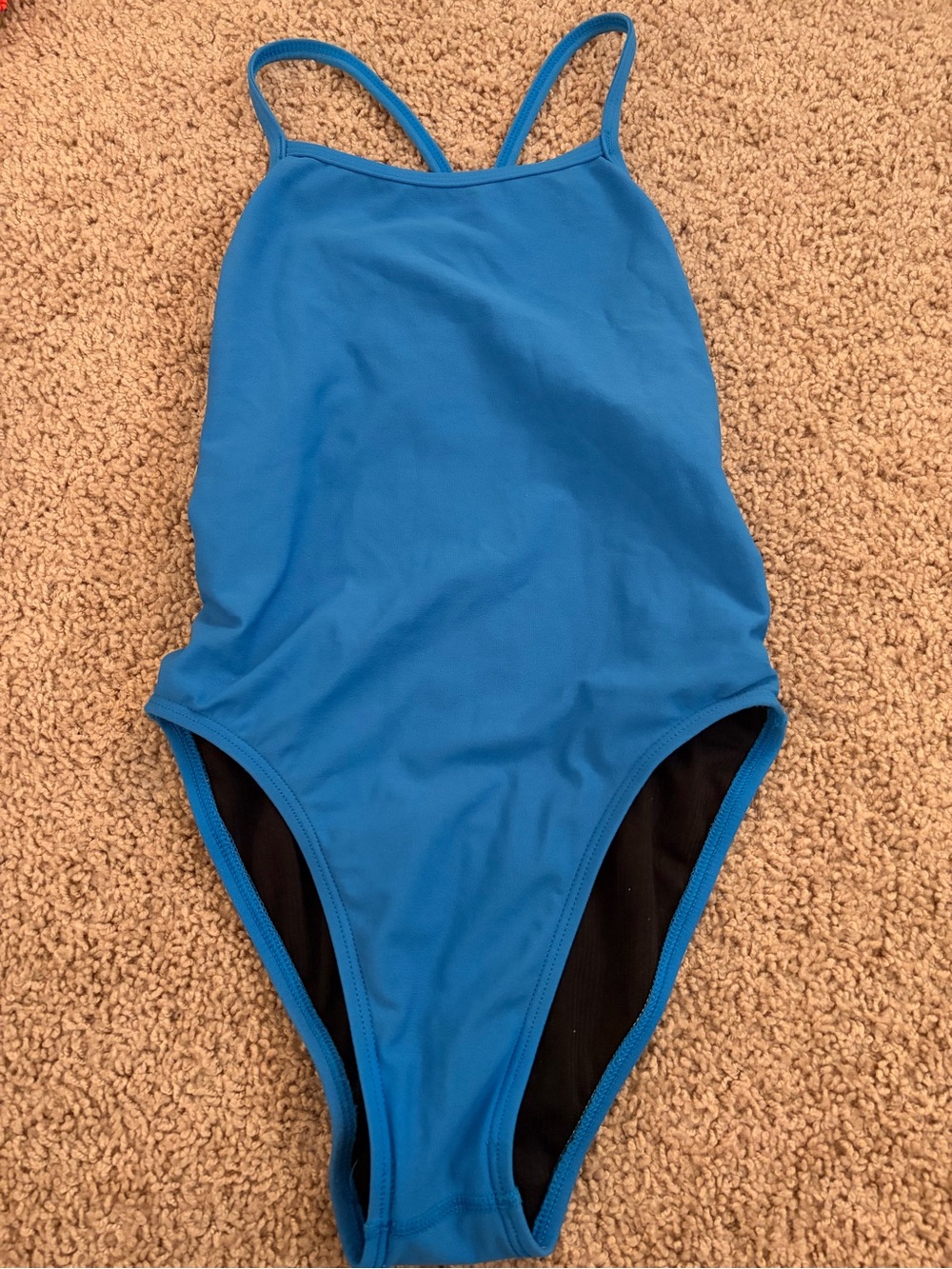 Jolyn Bright Blue One-Piece - Size 28